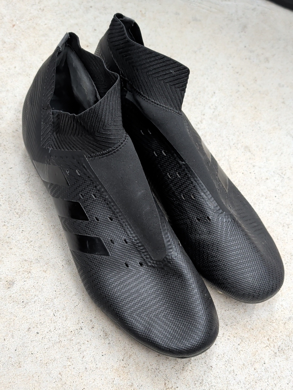 adidas Nemeziz Men's Black Soccer Cleats - Streamlined All-Black Design